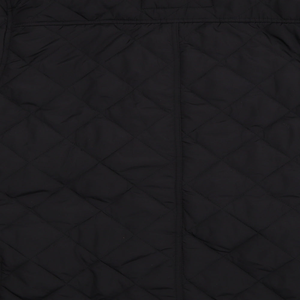 F&F Mens Black   Quilted Coat Size 3XL