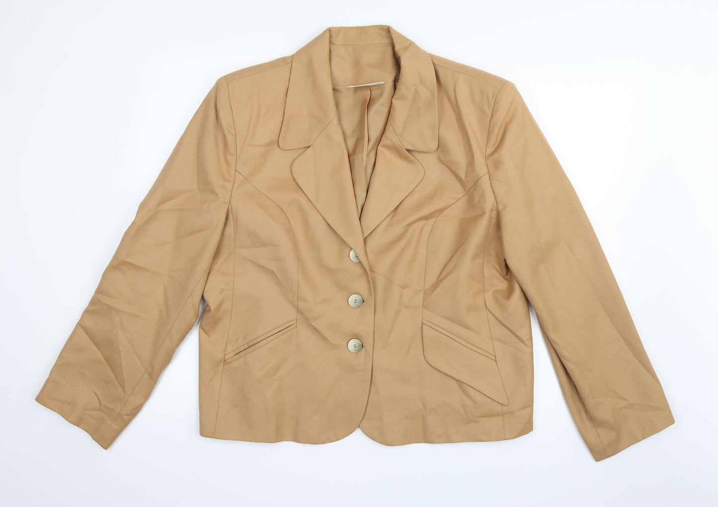 Mariett Womens Beige   Kimono Jacket Size 20
