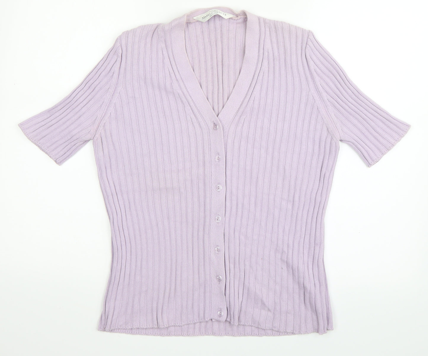 Marks and Spencer Womens Purple   Cape Jumper Size 14