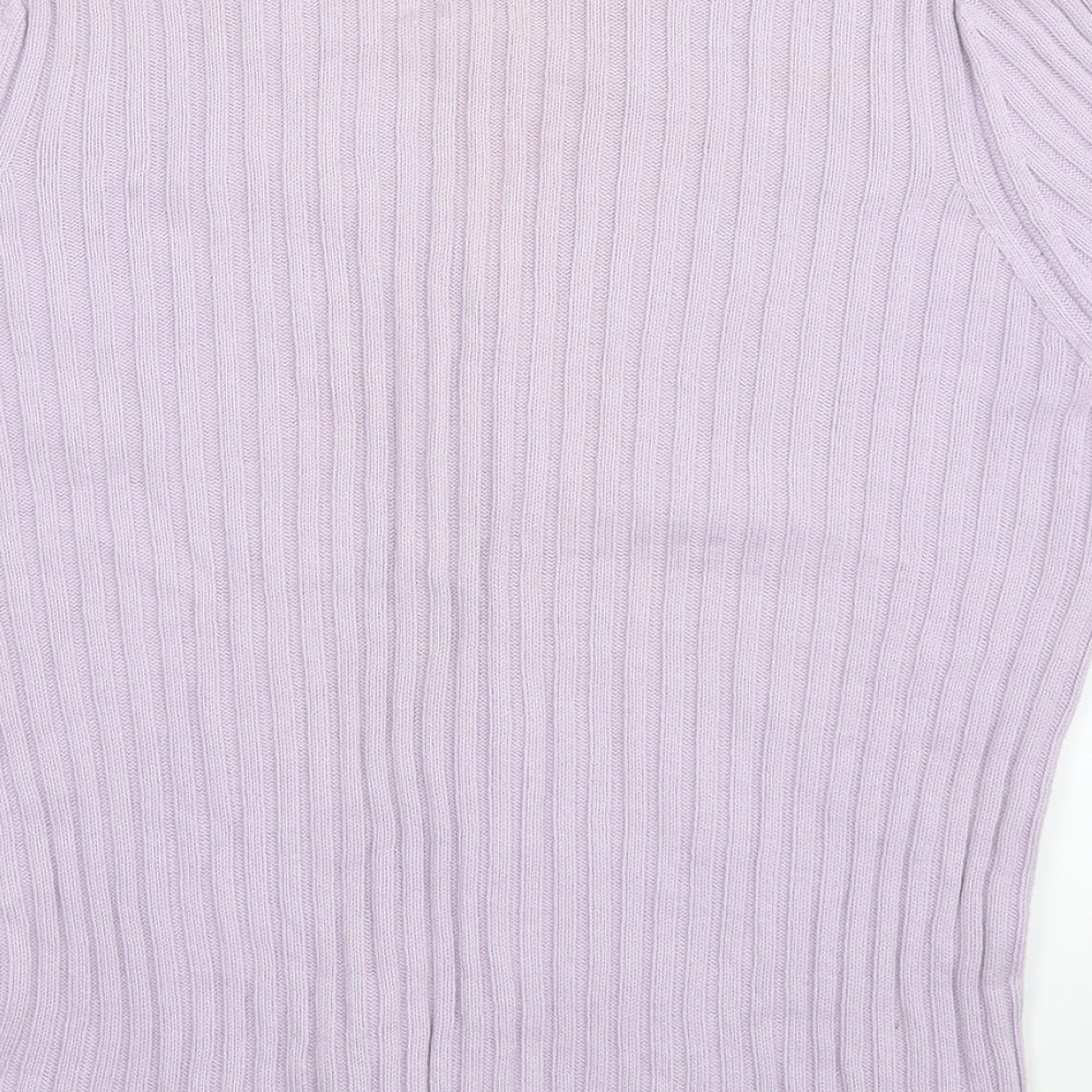 Marks and Spencer Womens Purple   Cape Jumper Size 14