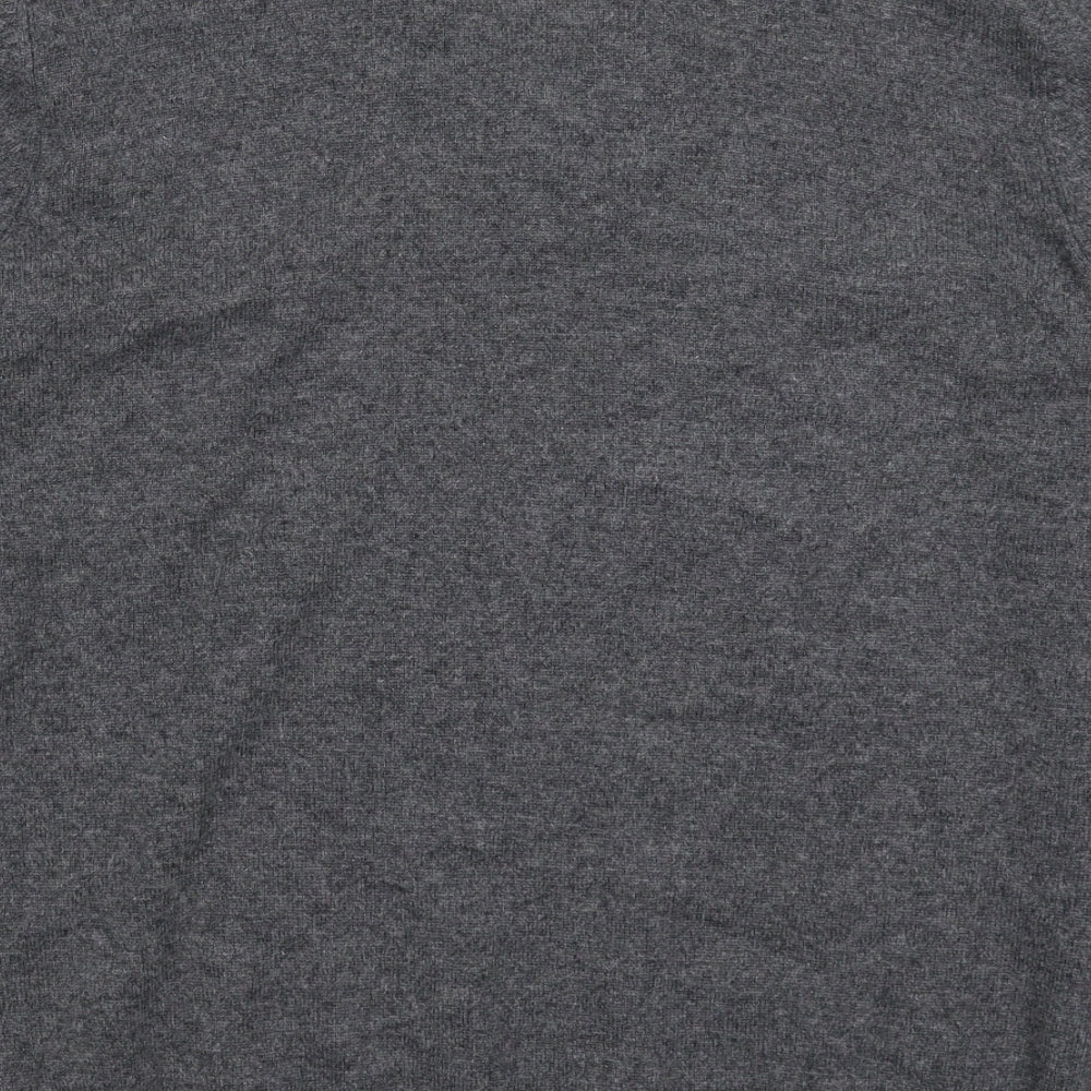 Marks and Spencer Mens Grey  Knit Pullover Jumper Size M