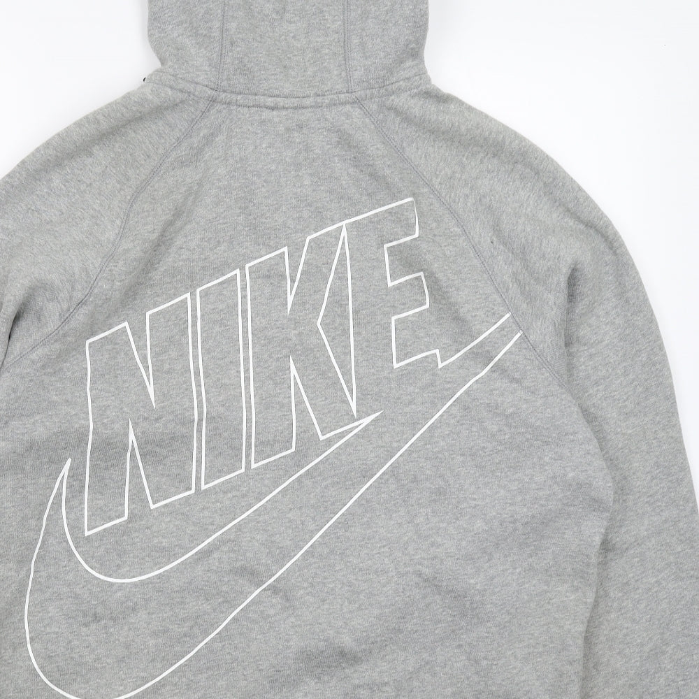 Nike Mens Grey   Full Zip Hoodie Size L