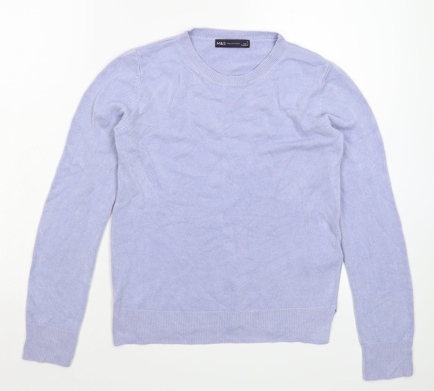 Marks and Spencer Womens Grey  Knit Pullover Jumper Size 8