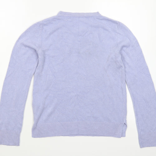 Marks and Spencer Womens Grey  Knit Pullover Jumper Size 8