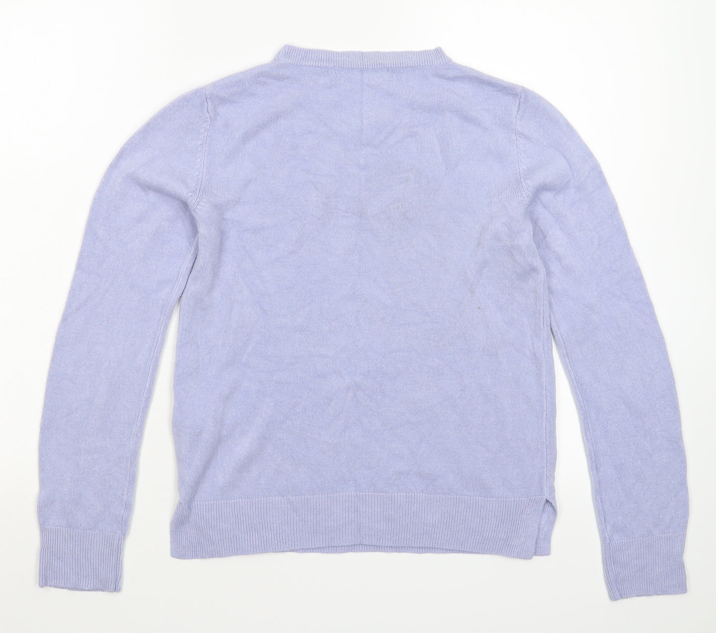 Marks and Spencer Womens Grey  Knit Pullover Jumper Size 8