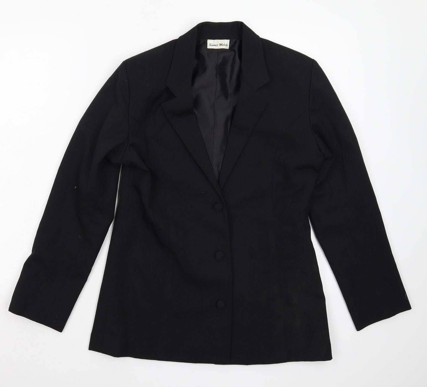 Saman Mehdi Womens Black   Jacket Suit Jacket Size 12