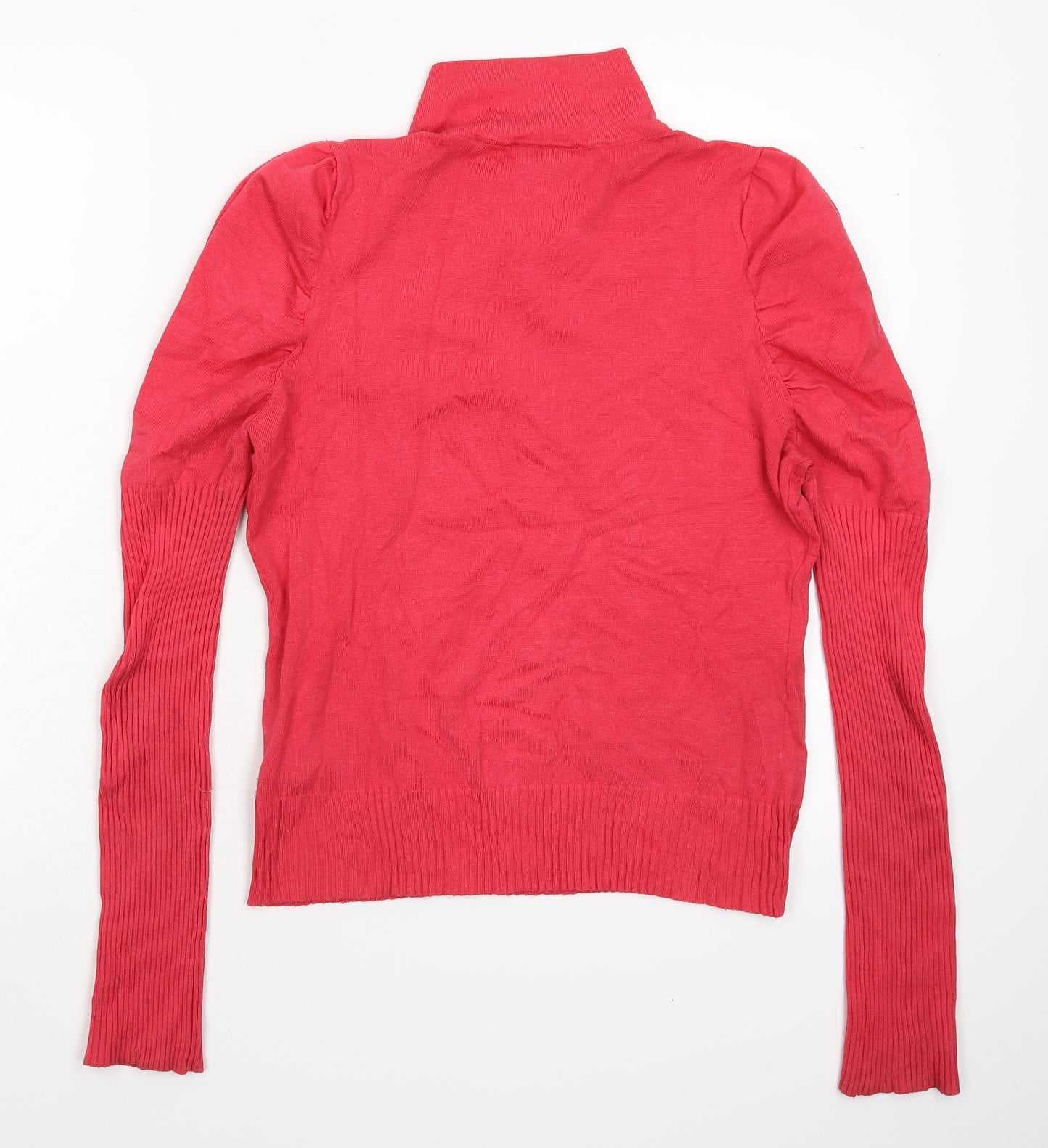 Soaked in Luxury Womens Pink  Knit Pullover Jumper Size S