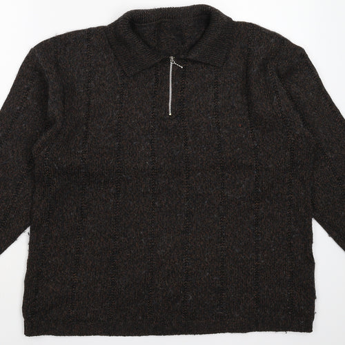 Preworn Womens Grey  Knit Pullover Jumper Size M