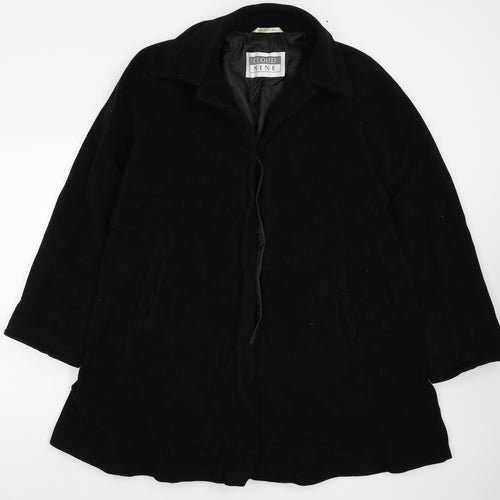 Cloud Nine Womens Black   Overcoat Coat Size M