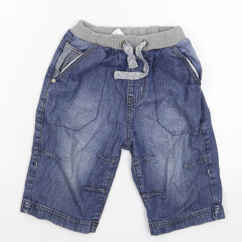 George Boys Blue  Denim Bermuda Shorts Size 7-8 Years