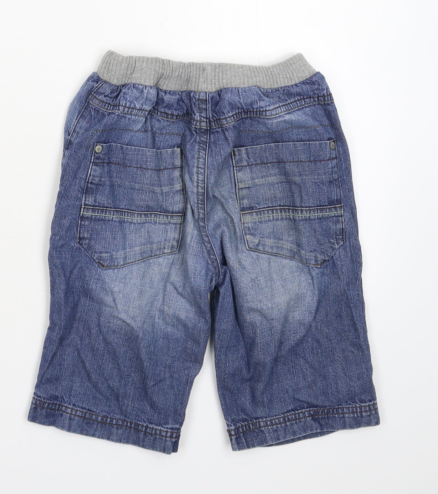 George Boys Blue  Denim Bermuda Shorts Size 7-8 Years
