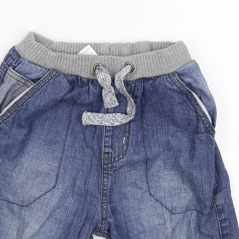George Boys Blue  Denim Bermuda Shorts Size 7-8 Years