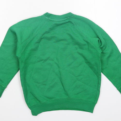 Preworn Boys Green   Pullover Sweatshirt Size S