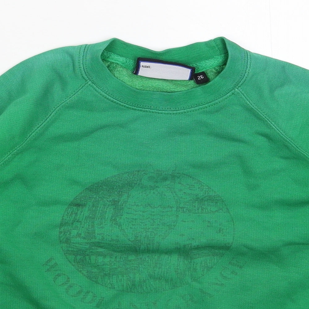 Preworn Boys Green   Pullover Sweatshirt Size S