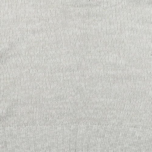 New Look Womens Grey  Knit Pullover Jumper Size L  - Oversized