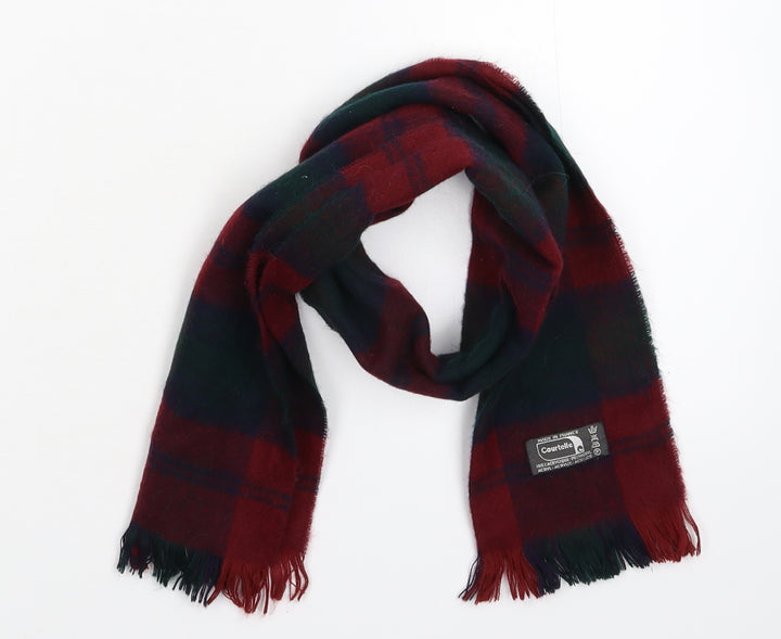 Courtelle Unisex Multicoloured Geometric Knit Scarf One Size