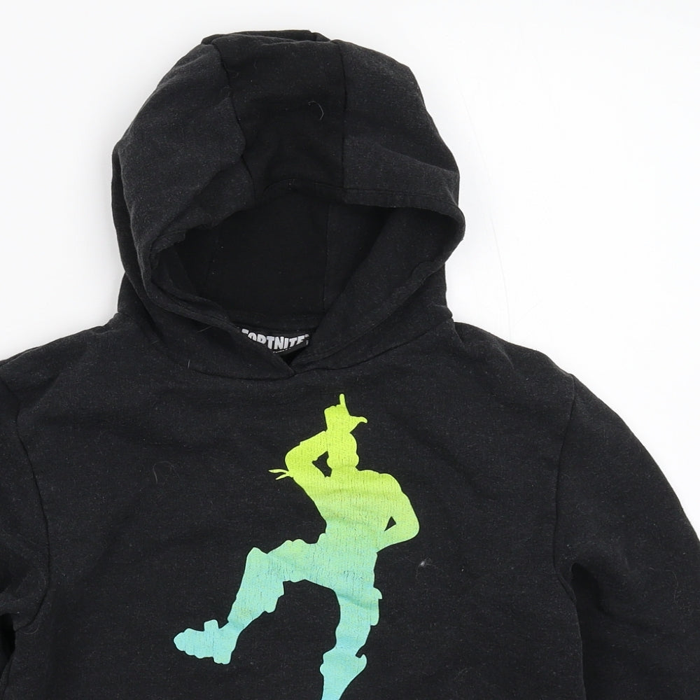 Primark Boys Grey   Pullover Hoodie Size M  - Fortnite