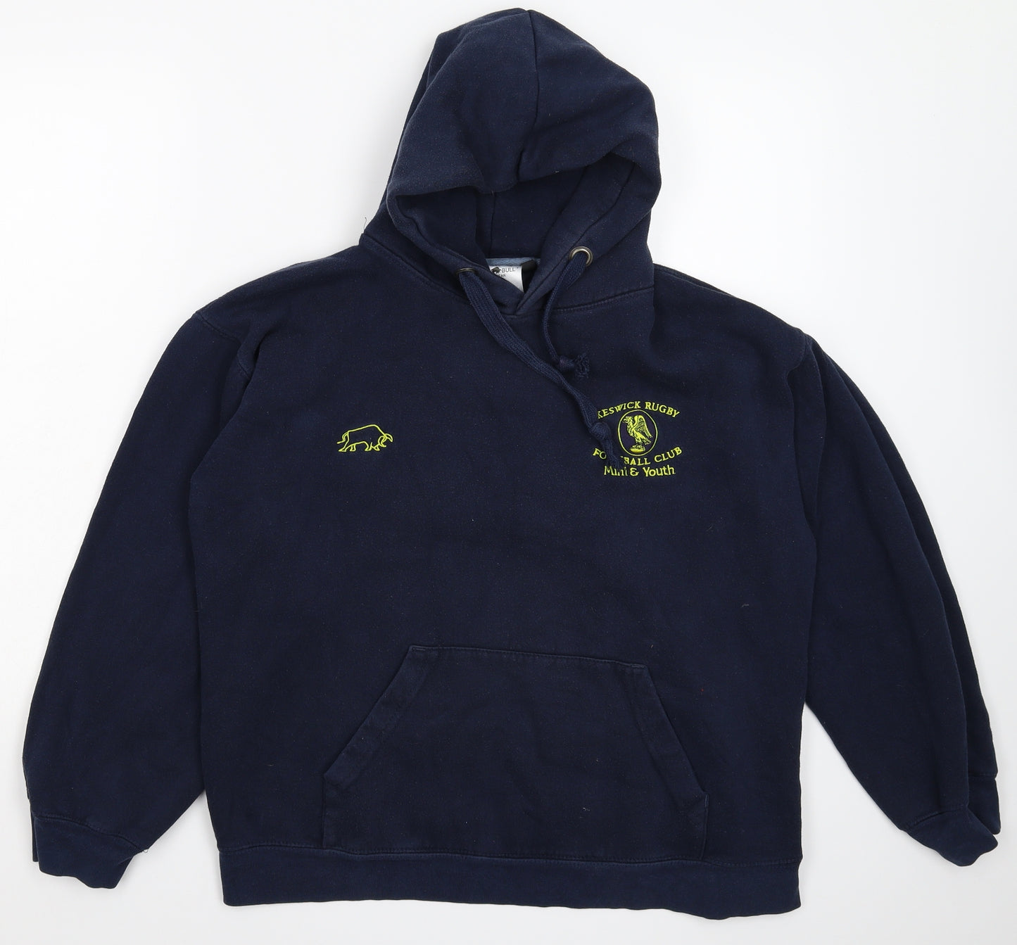 Raging Bull Mens Blue   Pullover Hoodie Size S
