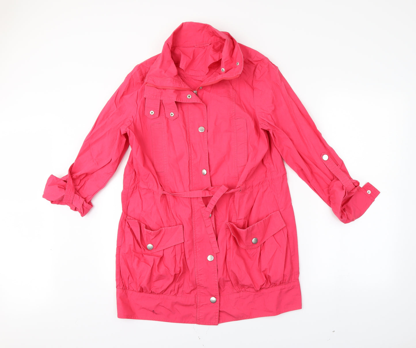 M&S Womens Pink   Jacket Coat Size 12
