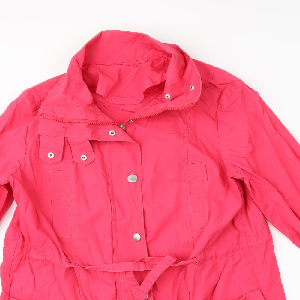 M&S Womens Pink   Jacket Coat Size 12