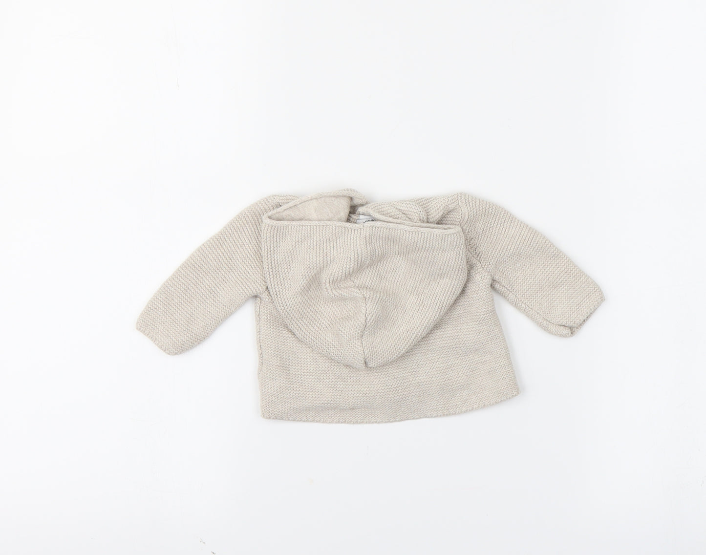 mamas & papas Baby Beige   Cardigan Jumper Size 0-3 Months
