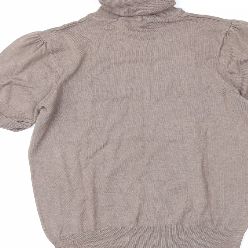 Dorothy Perkins Womens Brown    T-Shirt Size 14