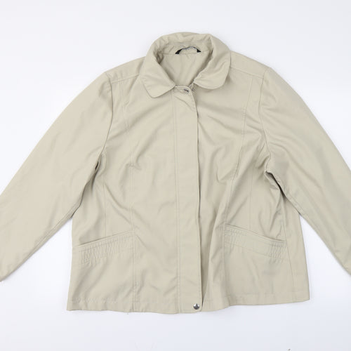 BM Womens Beige   Jacket Coat Size L