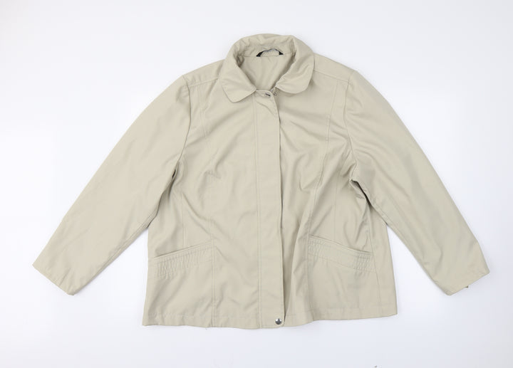 BM Womens Beige   Jacket Coat Size L