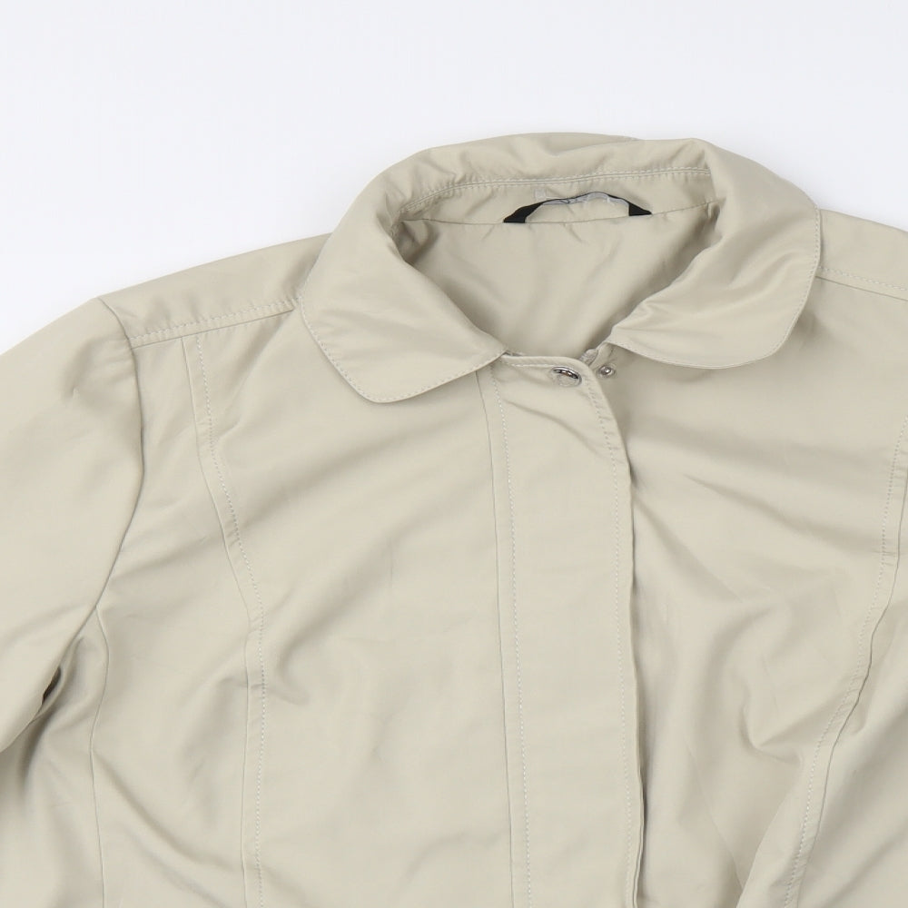 BM Womens Beige   Jacket Coat Size L