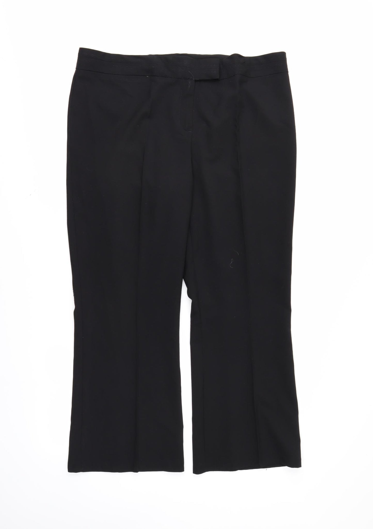 George Womens Black   Trousers  Size 18 L25 in