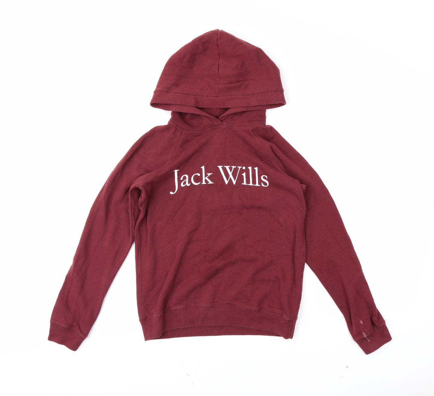 Jack Wills Womens Red   Pullover Hoodie Size 8