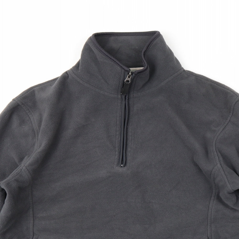 Cedar Wood State Mens Grey   Henley Jumper Size M