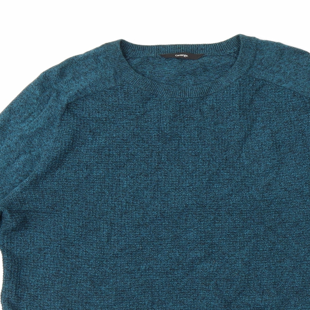 George Mens Green   Pullover Jumper Size M