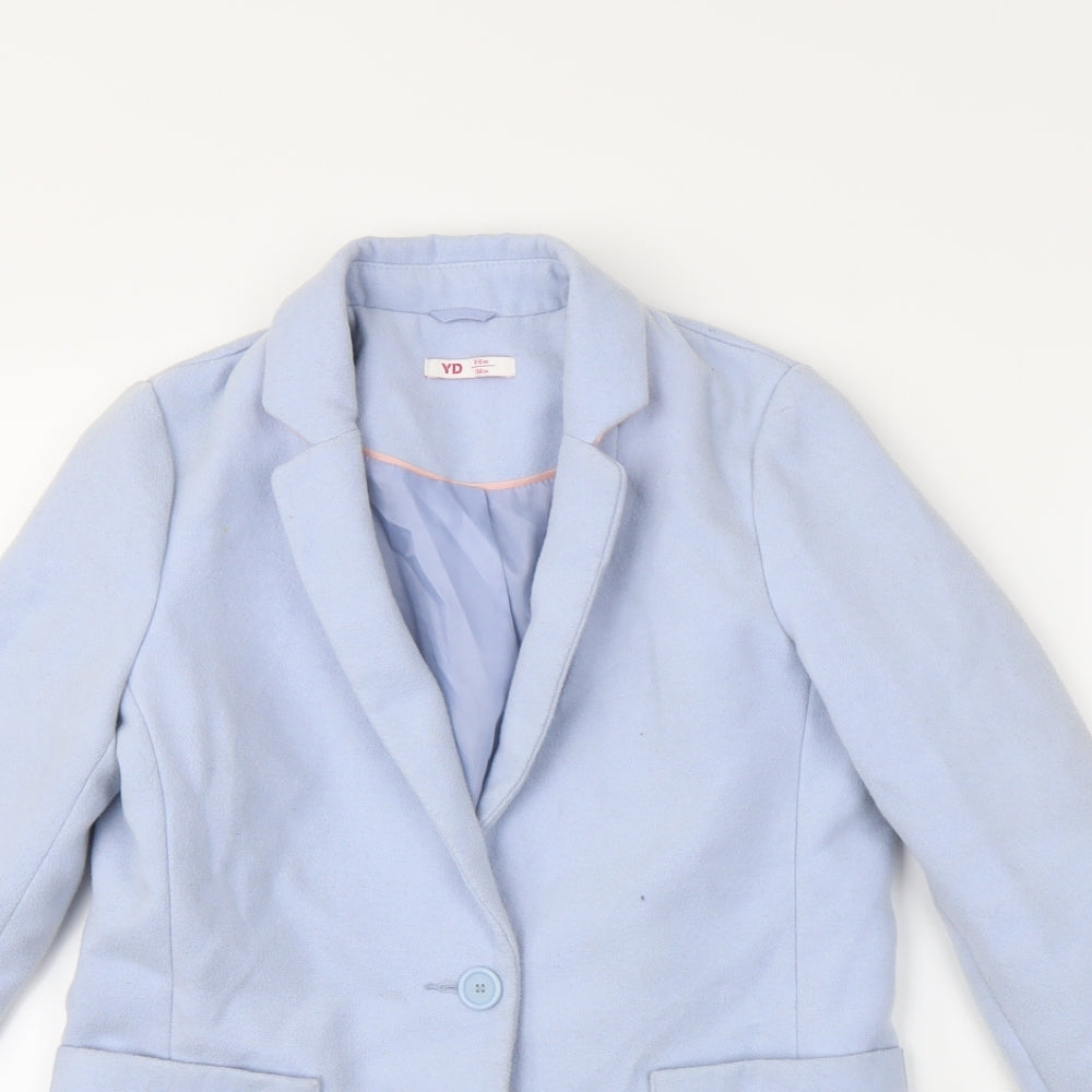 YD Girls Blue   Jacket Blazer Size 8-9 Years