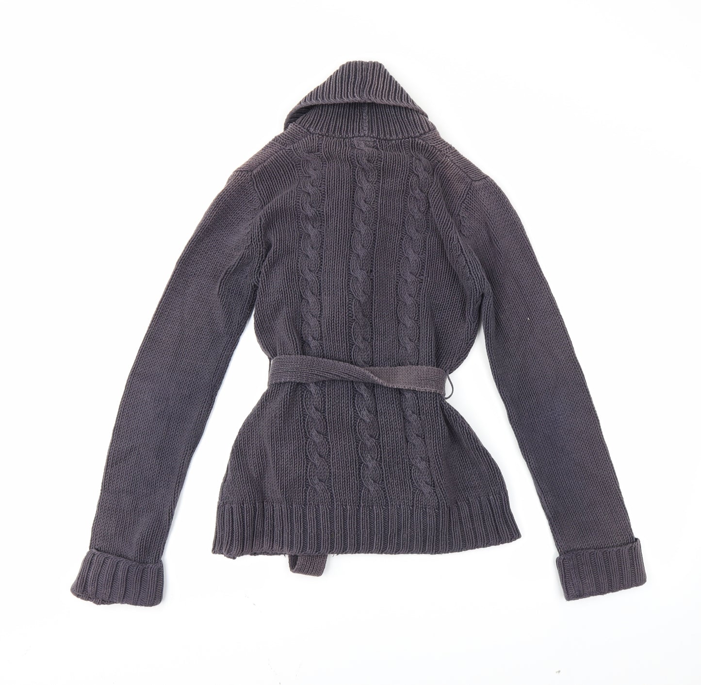 NEXT Womens Grey   Wrap Jumper Size XS