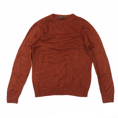Cedar Wood State Mens Orange   Pullover Jumper Size M