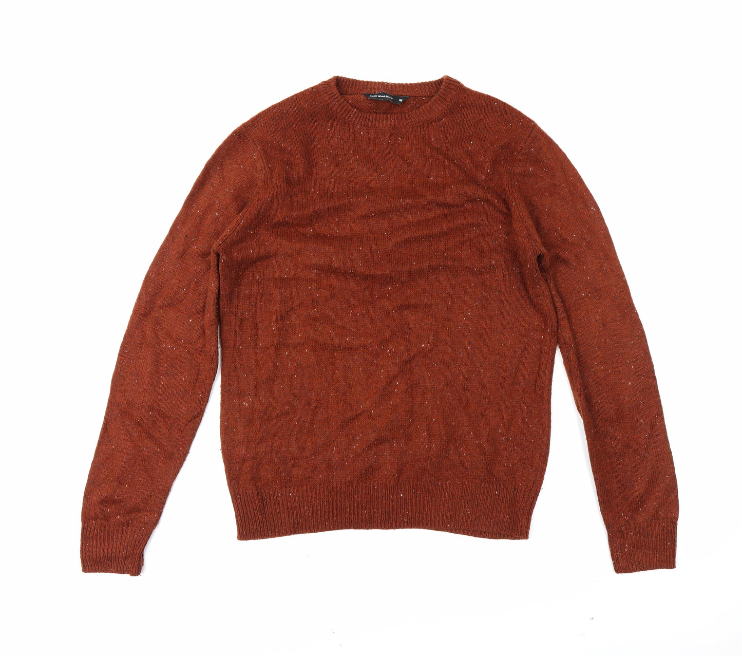 Cedar Wood State Mens Orange   Pullover Jumper Size M