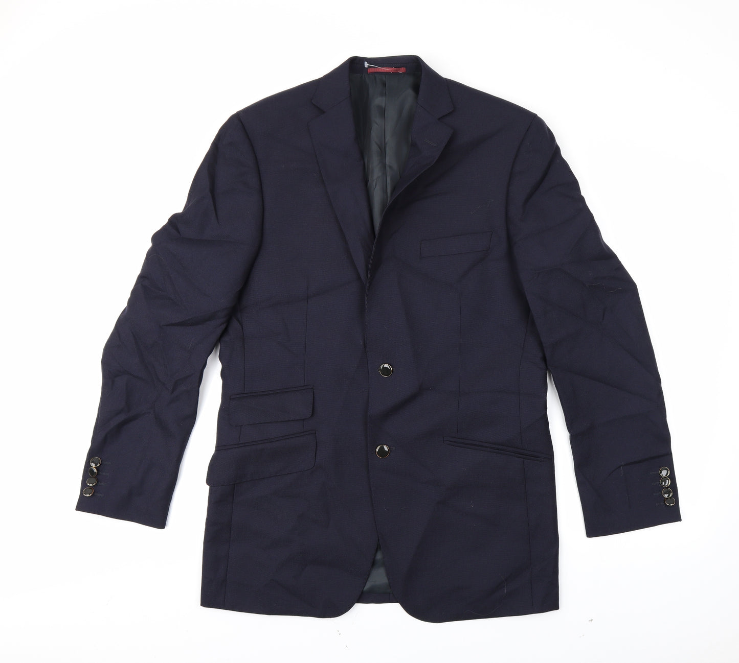 Alfred Brown Mens Blue   Jacket Blazer Size M