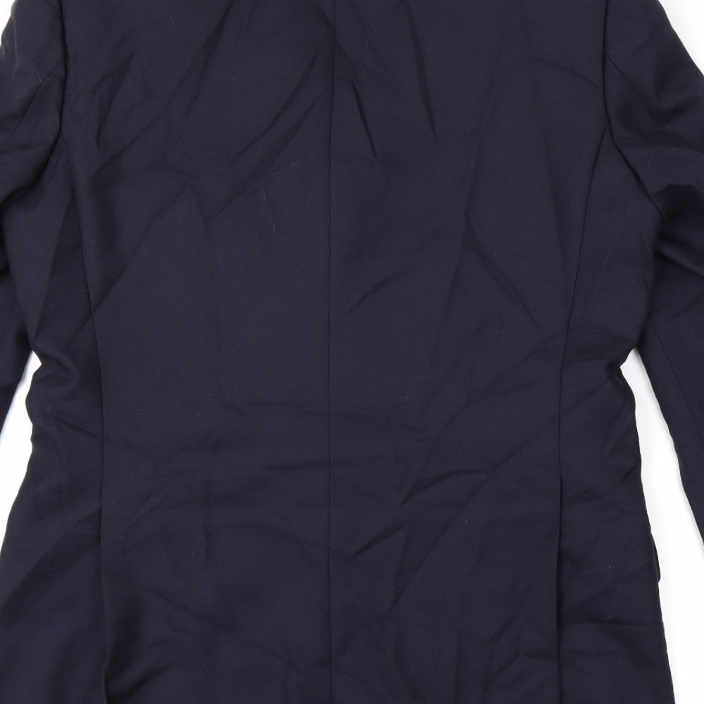 Alfred Brown Mens Blue   Jacket Blazer Size M