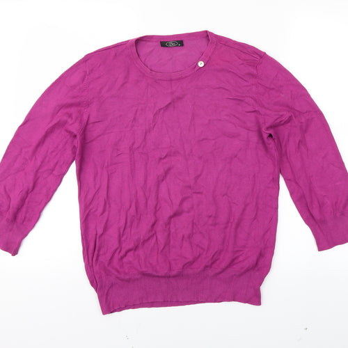 BM Womens Pink   Pullover Jumper Size M