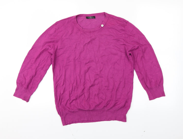 BM Womens Pink   Pullover Jumper Size M