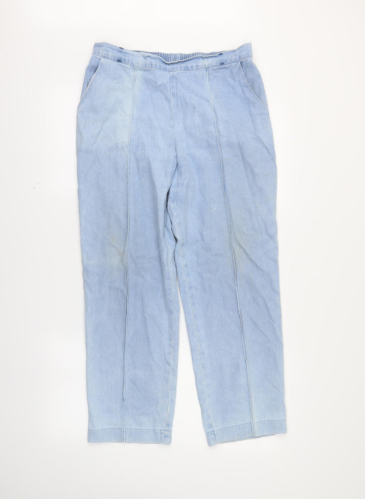 Preworn Womens Blue   Mom Jeans Size 30 L25 in