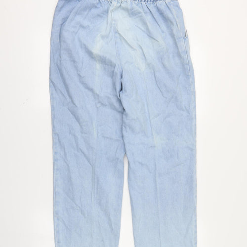 Preworn Womens Blue   Mom Jeans Size 30 L25 in