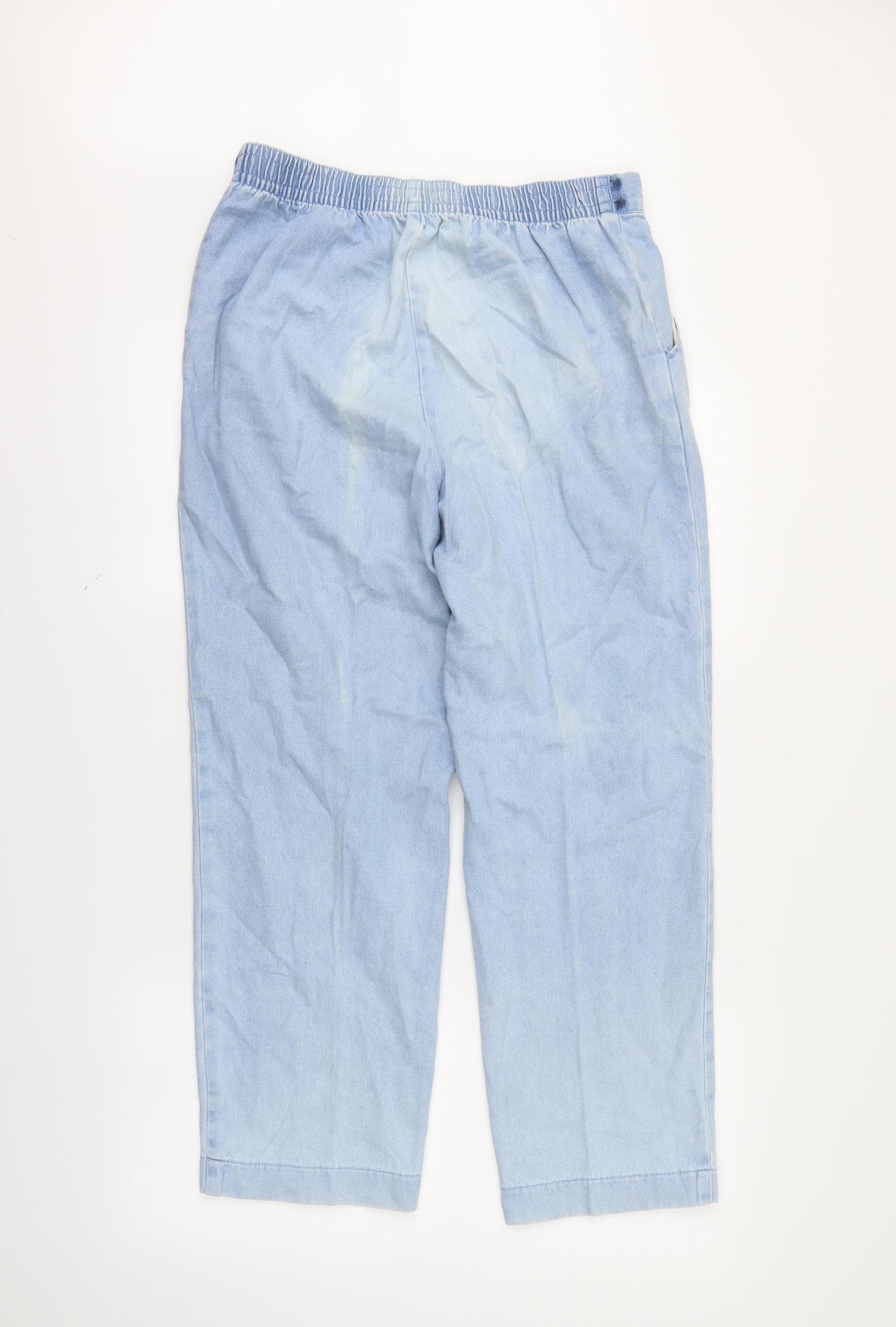 Preworn Womens Blue   Mom Jeans Size 30 L25 in