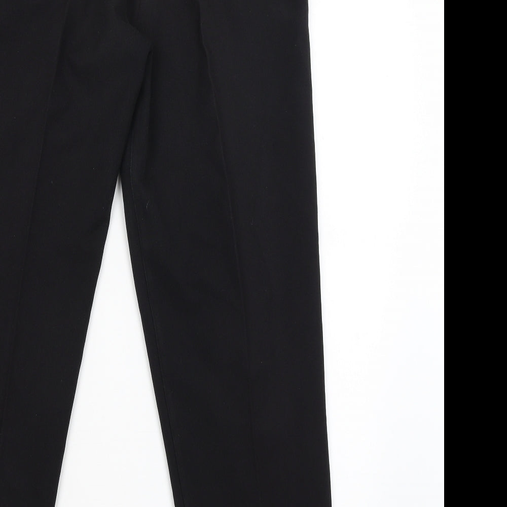 Preworn Womens Black   Trousers  Size 14 L30 in