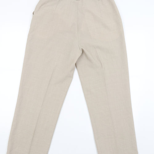 Wichele Womens Beige   Capri Trousers Size 14 L27 in