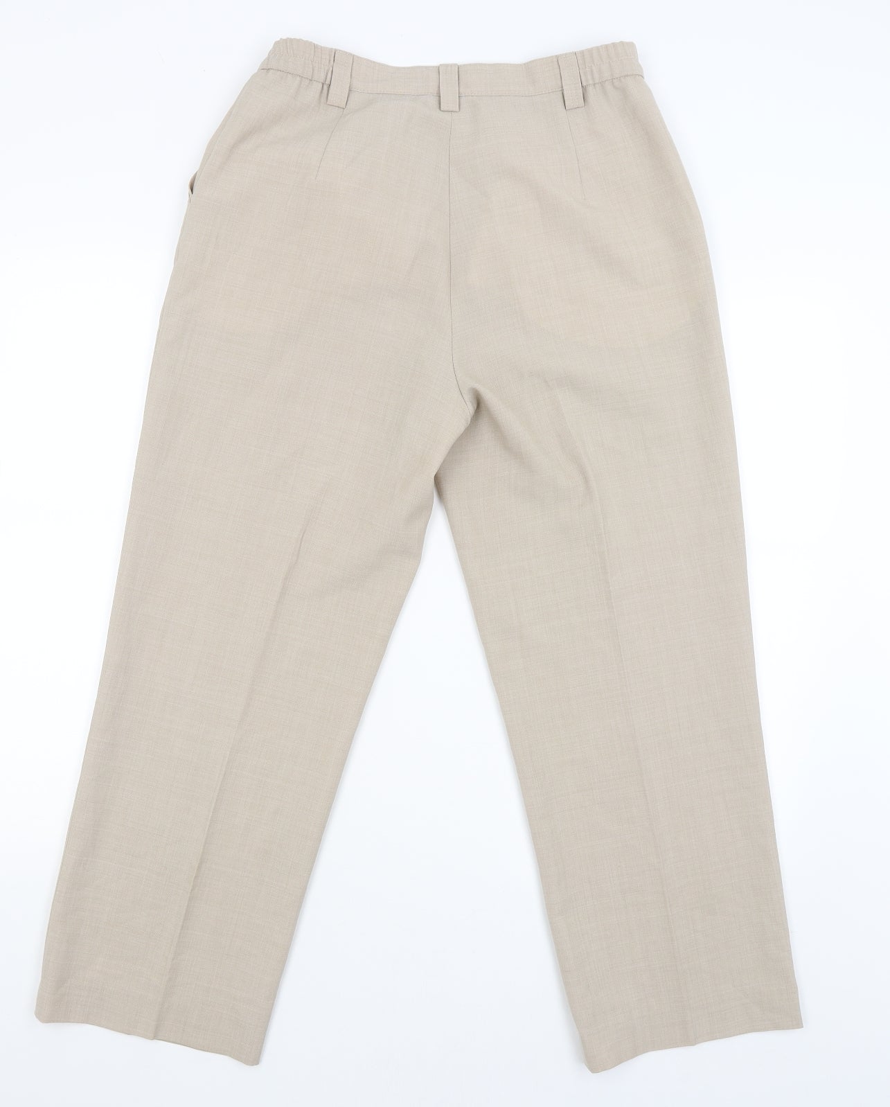 Wichele Womens Beige   Capri Trousers Size 14 L27 in