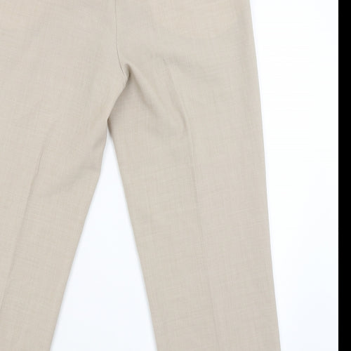 Wichele Womens Beige   Capri Trousers Size 14 L27 in
