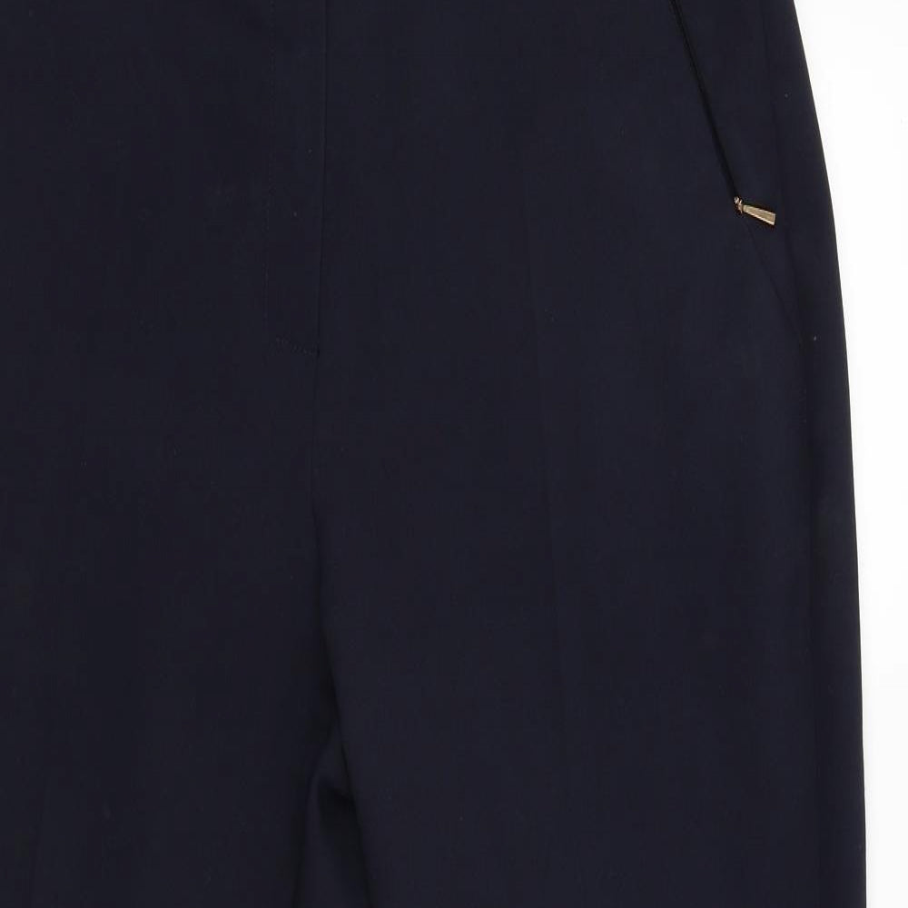 Marks and Spencer Womens Blue   Carpenter Trousers Size 16 L28 in