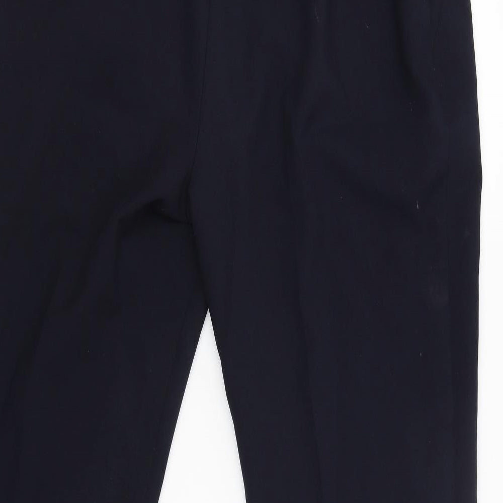 Marks and Spencer Womens Blue   Carpenter Trousers Size 16 L28 in